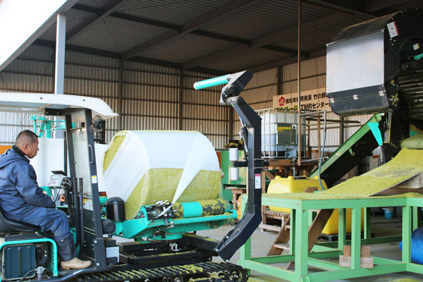 専用マシンでラッピングの画像